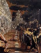 Jacopo Tintoretto Bergung des Leichnams des Spain oil painting artist